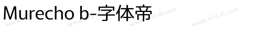 Murecho b字体转换